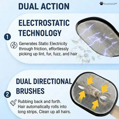 Pet hair removal magic gloves 🧤