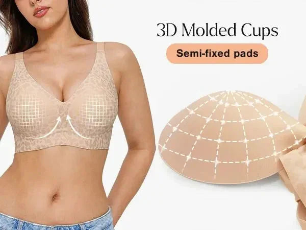 💗PROMOTION - 50% OFF💗Elegant, breathable leopard print bra for everyday wear