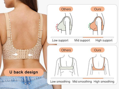 💗PROMOTION - 50% OFF💗Elegant, breathable leopard print bra for everyday wear
