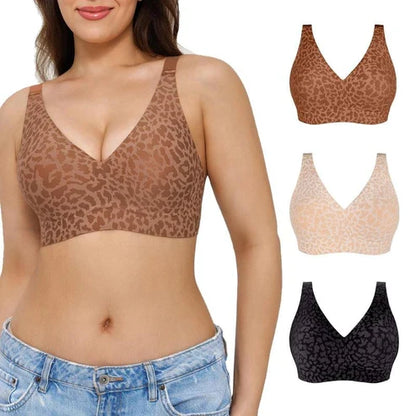 💗PROMOTION - 50% OFF💗Elegant, breathable leopard print bra for everyday wear