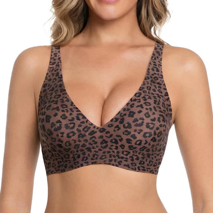 💗PROMOTION - 50% OFF💗Elegant, breathable leopard print bra for everyday wear