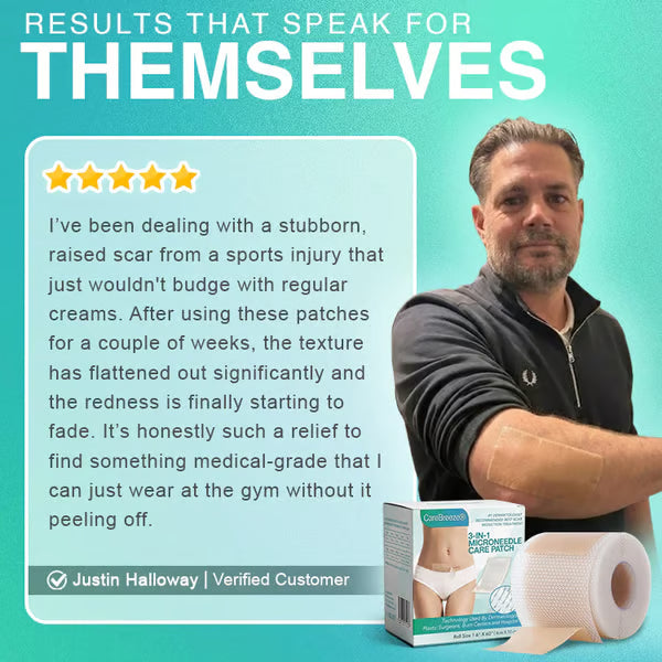 CareBreeze® 3-in-1 Scar Removal Microneedle Care Patch