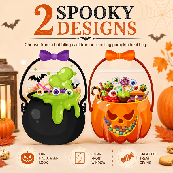 🎃 Halloween Goodie Bags for Kids – Trick or Treat Candy & Gift Bags