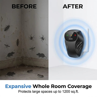 ⚡2026Hot Sales 50% OFF🔥Ultrasonic Pest Repeller with 4 Modes