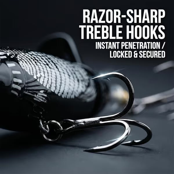 🦈 Elite Surface Predator: Multi-Jointed 360° Rotating Tail Lure