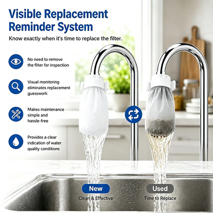 🚰 50% OFF NOW! 🧼 Anti-Splash Kitchen Faucet Filter for Sediment & Rust Removal – 360° swivel & easy install – Reduces chlorine smell, fits most faucets – cleaner water & less mess 💧