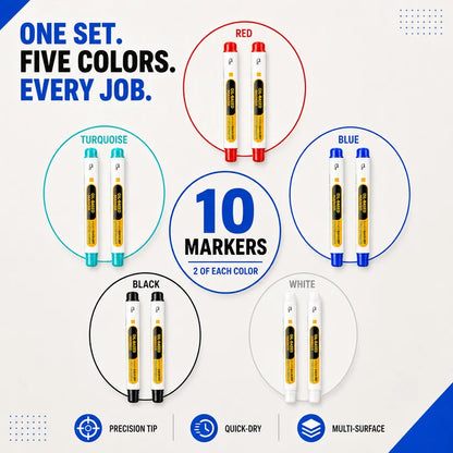 Precision Tip Quick-Dry Oil-Based Marker Pen