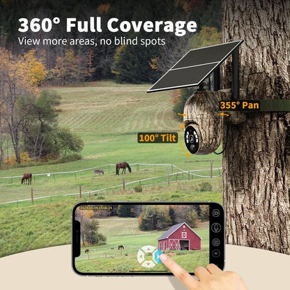 SecureView™ 4G Solar Security Camera