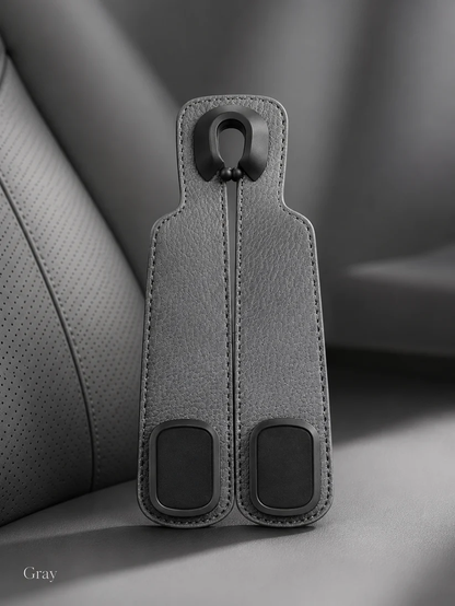 🚗High-quality 2-in-1 suede car seat headrest hooks—✨10kg load capacity, ensuring unobstructed driving