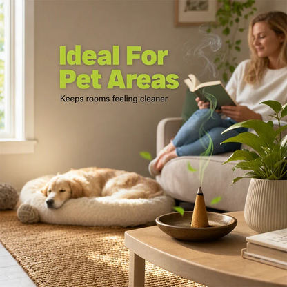 🥳HOT SALE🥳💞50K+ SOLD!Household Odor Relief Cones – ideal for damp days & enclosed spaces. Slow-burn, just-right fragrance – place in bathrooms, cabinets or porches. Instant freshness! 💚✨