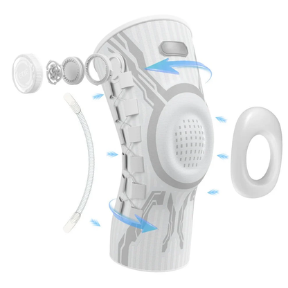 Adjustable, high-quality compression knee brace suitable for men, women, and all ages.