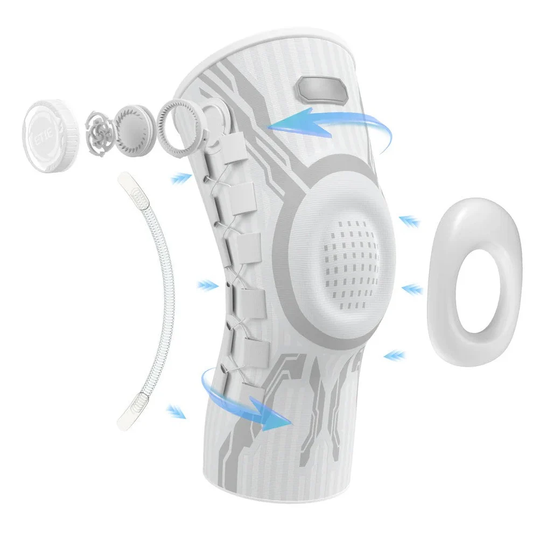 Adjustable, high-quality compression knee brace suitable for men, women, and all ages.