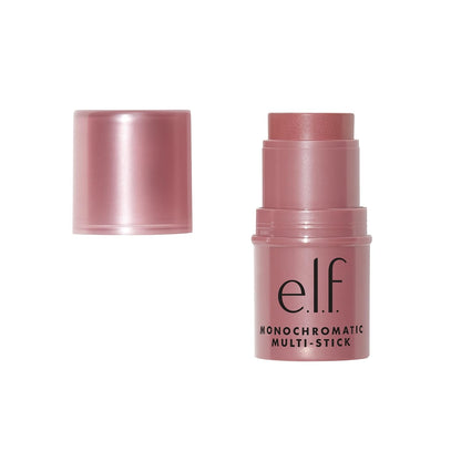 e.l.f. Monochromatic Multi Stick, Travel-Sized Luxuriously Creamy & Blendable Color, For Eyes, Lips & Cheeks, Vegan & Cruelty-Free, Dazzling Peony,