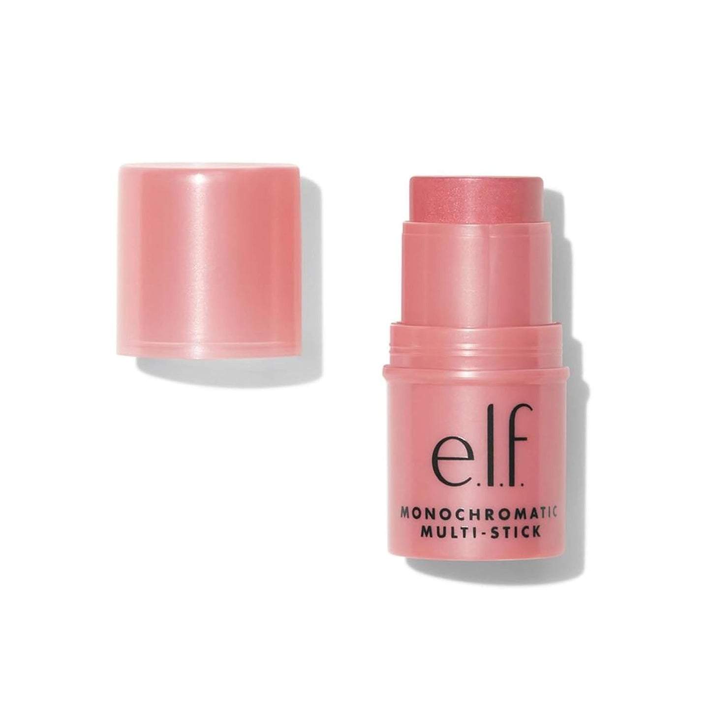 e.l.f. Monochromatic Multi Stick, Travel-Sized Luxuriously Creamy & Blendable Color, For Eyes, Lips & Cheeks, Vegan & Cruelty-Free, Dazzling Peony,