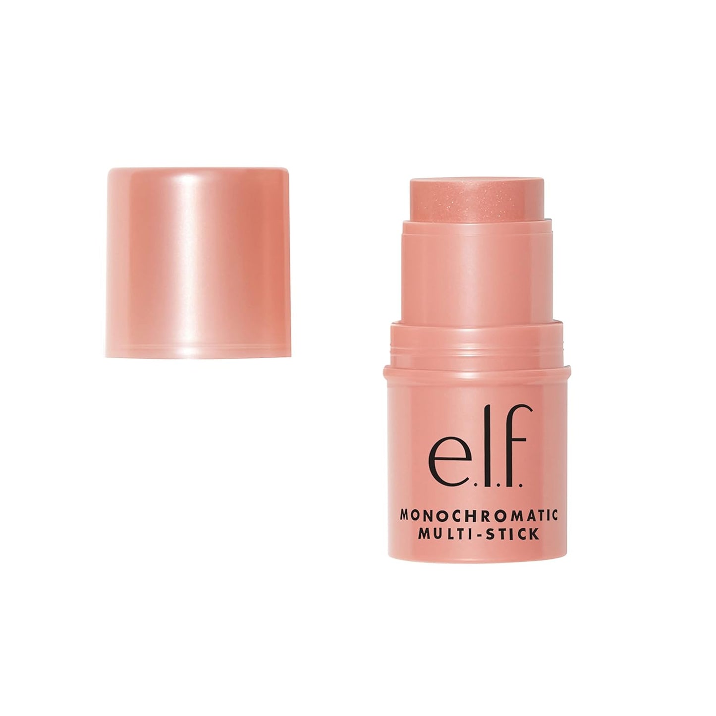 e.l.f. Monochromatic Multi Stick, Travel-Sized Luxuriously Creamy & Blendable Color, For Eyes, Lips & Cheeks, Vegan & Cruelty-Free, Dazzling Peony,