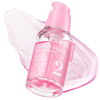 numbuzin No.2 Rose PDRN Collagen Plumping Serum, Hydrating & Firming Serum with Peptides, Plump, Glowing Skin,