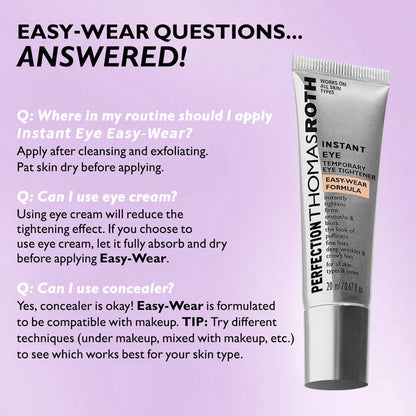 ⚡60-second fast-acting eye firming serum, easy-to-apply, long-lasting formula, lifts and firms, smooths fine lines around the eyes