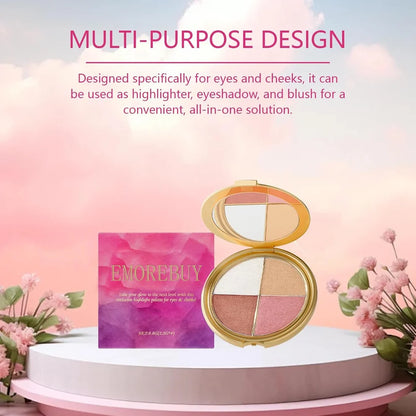 ✨ INSTANT GLOW GODDESS Eye & Cheek Palette 4-IN-1 Glow System