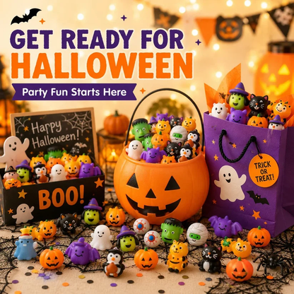 Halloween 🎃 Mega Sale: Last Day for 50% Off 🎃 30PCS Halloween Mochi Squishy Toys👻