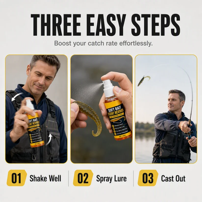 🎣Soft Bait Scent Spray -Instant Fish-AttractingReviver🐟