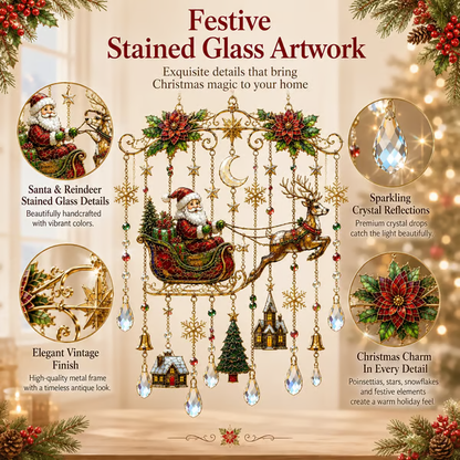 49% OFF – 🎄Handmade Christmas Stained Drops & Ready-to-Hang Holiday Decor ✨