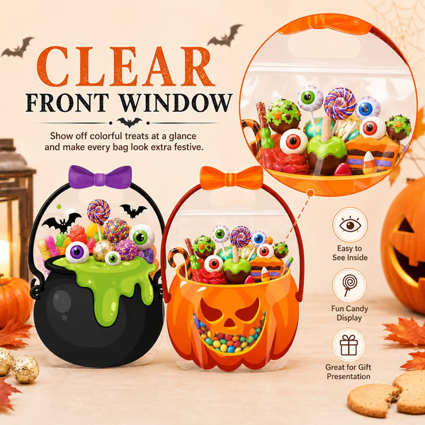 🎃 Halloween Goodie Bags for Kids – Trick or Treat Candy & Gift Bags