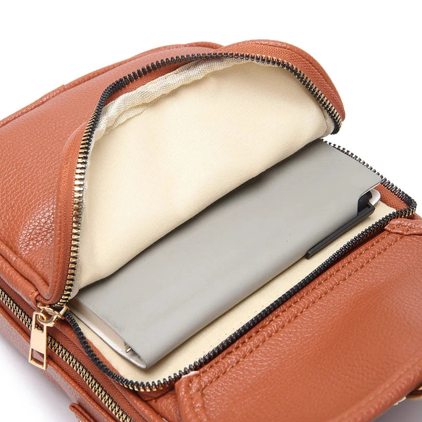 🔥 49% OFF- Crossbody Leather RFID Bag