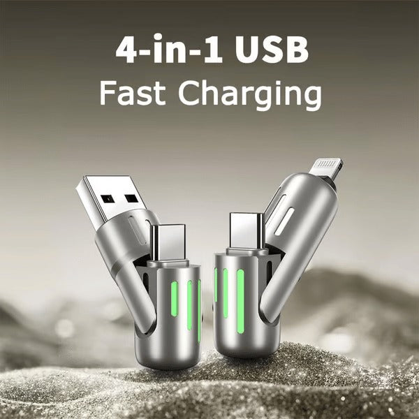 🔥Last Day 49% OFF🔥 -📲4-in-1 USB Charging Cable mFish fast charging MAX 240W⚡