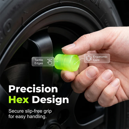 📢📢50% OFF!! ⏰Safe, cool, universal, and stylish—universal glowing tire valve caps.