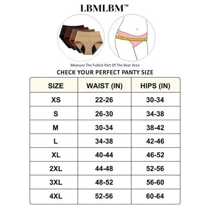 💖Buy 1 Get 3 Free 2026 HOT SALE🔥 LBMLBM™ 100% Leak-Proof Underwear 4-pack