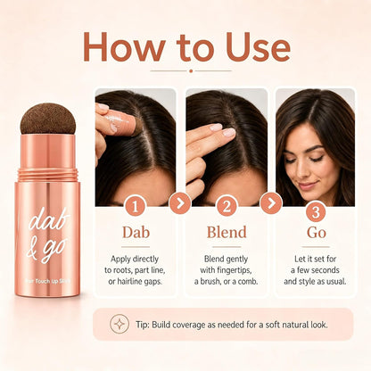 ⚡Hair Concealer – Instantly Covers Gray Roots & Thinning Hair