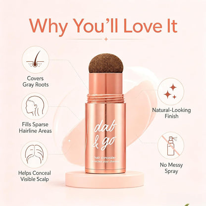 ⚡Hair Concealer – Instantly Covers Gray Roots & Thinning Hair