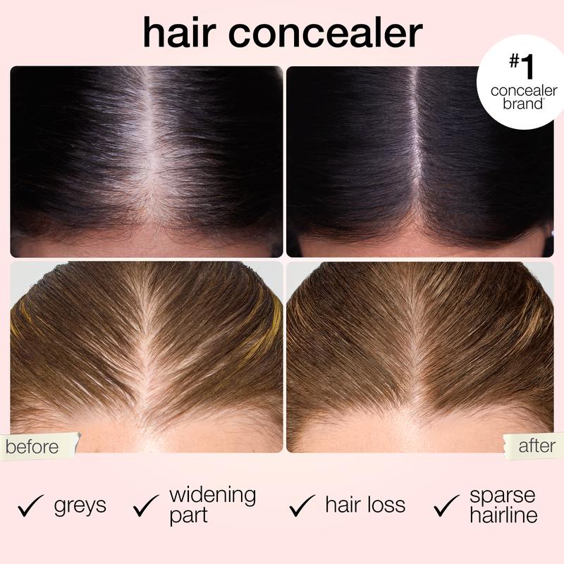⚡Hair Concealer – Instantly Covers Gray Roots & Thinning Hair