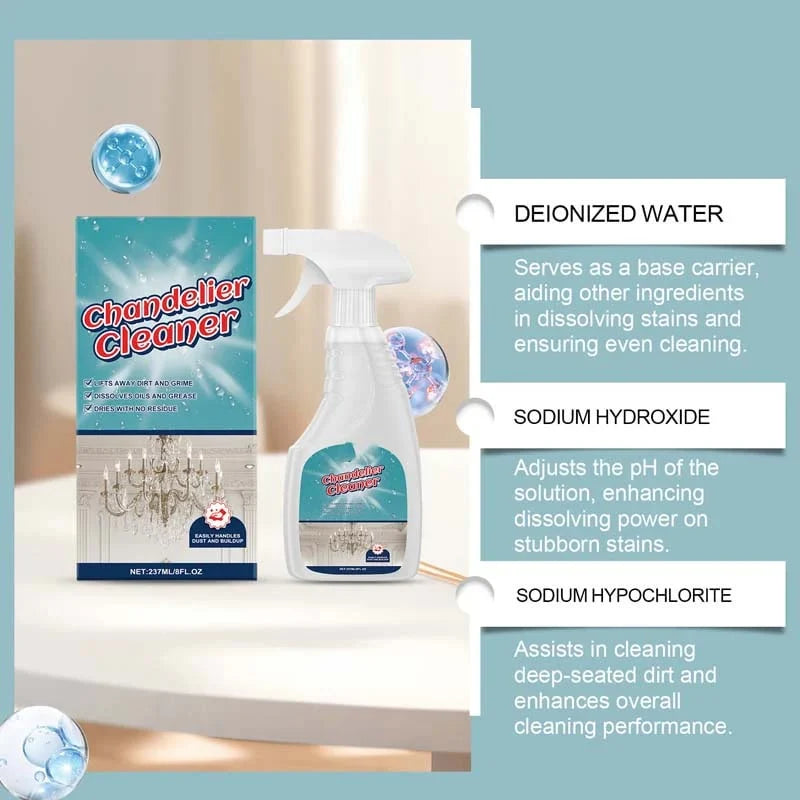 💡49% OFF🧼 Light Fixture Cleaning Spray . Powerful stain removal · Safe for all materials with no residue
