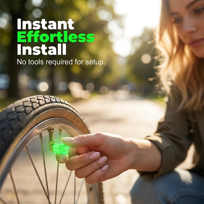 📢📢50% OFF!! ⏰Safe, cool, universal, and stylish—universal glowing tire valve caps.