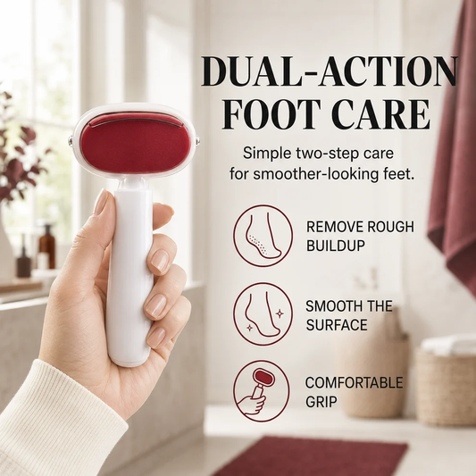 🦶Dual-sided Foot CallusRemover, ReplaceableStainless Steel Blade Footscraper