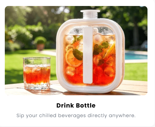 Portable Silicone Ice Ball Maker Kettle