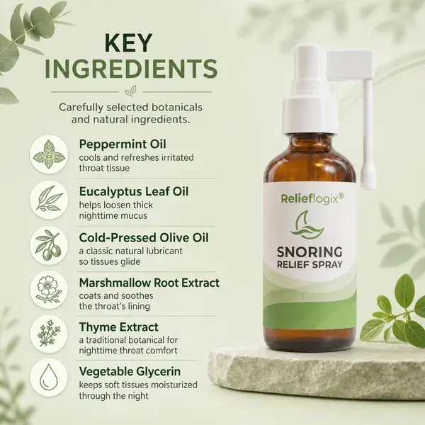 Get a good night's sleep 💤US #1 NATURAL SNORING RELIEF SPRAY