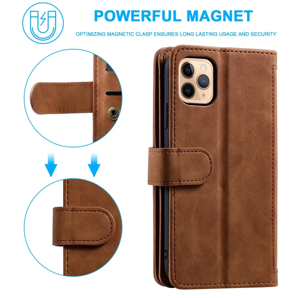Luxury Zipper Wallet Phone Case for iPhone👛