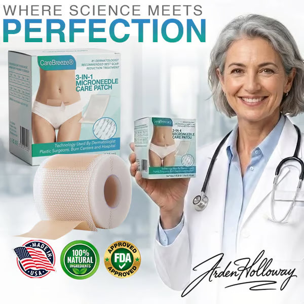CareBreeze® 3-in-1 Scar Removal Microneedle Care Patch