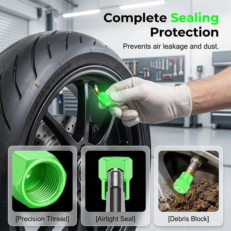 📢📢50% OFF!! ⏰Safe, cool, universal, and stylish—universal glowing tire valve caps.