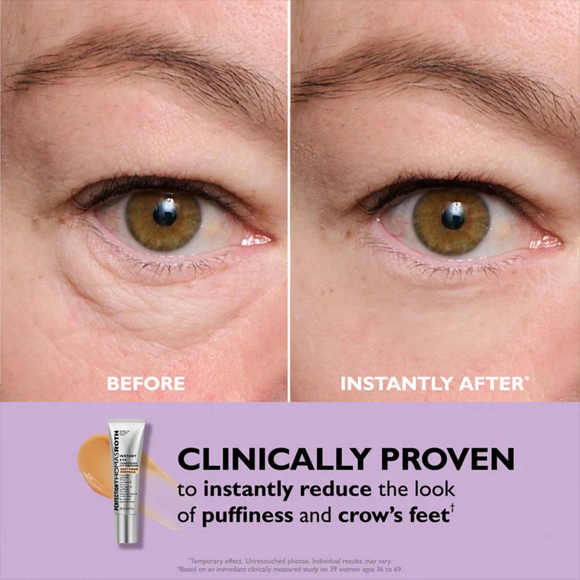 ⚡60-second fast-acting eye firming serum, easy-to-apply, long-lasting formula, lifts and firms, smooths fine lines around the eyes
