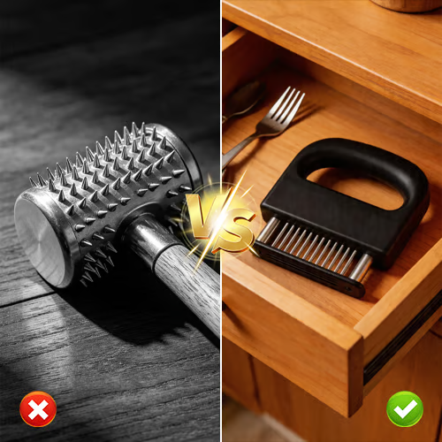 Professional Spring-Loaded Meat Tenderizer🥩