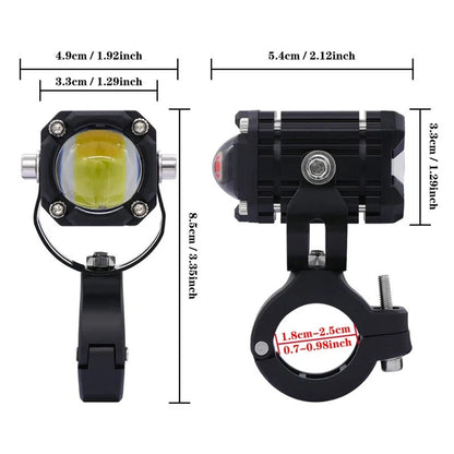 🎉 2026 Sale — Over 40,000 Sold! 🏍️ Universal Motorcycle LED Spotlights – Dual Beam & All-Weather Waterproof 💡