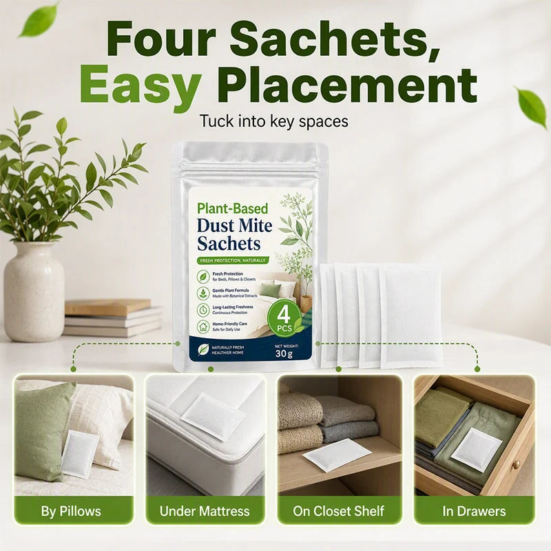 ⏳Limited-time 50% off⏰Plant-Based Mite Repellent Pouches