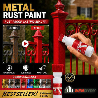 ✨New Arrival✨Water-Based Metallic Silver Paint with Built-in Brush（50% OFF）