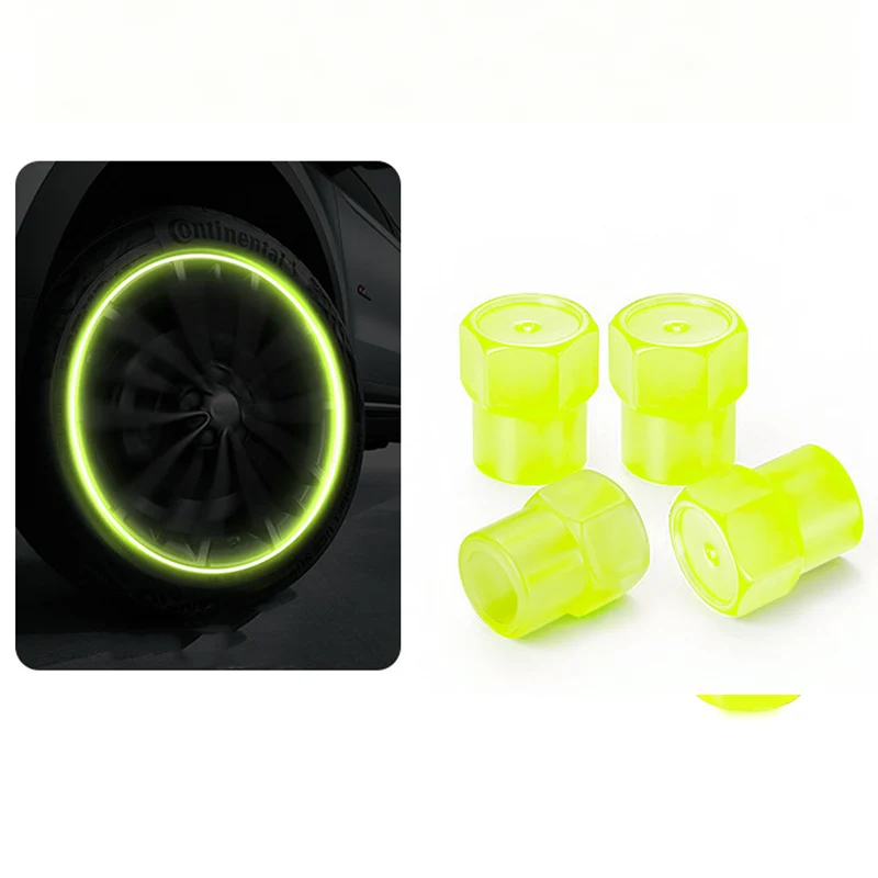 📢📢50% OFF!! ⏰Safe, cool, universal, and stylish—universal glowing tire valve caps.