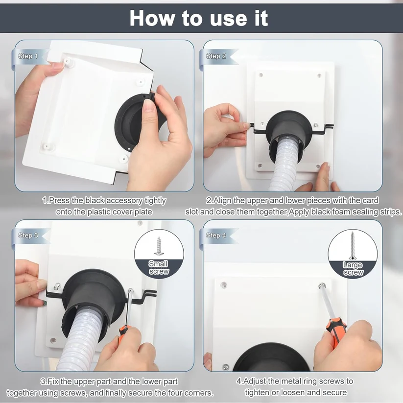 HVAC Wall Penetration & Line-Set Cover Kit – Retrofit Finish Solution✨