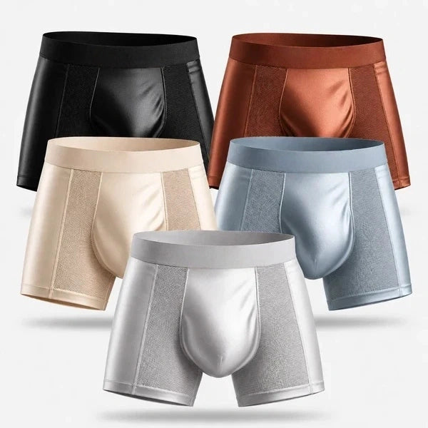 【Buy 3 Get 2 Free】-2026 HOT SALE🔥 Premium Leakproof Bamboo IceSilk Boxer