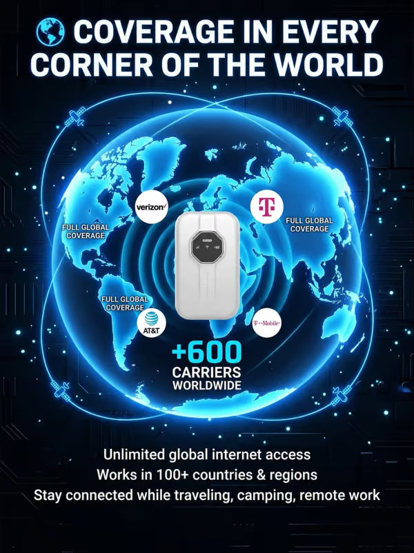 📶 [Global Coverage] Boundless Portable Wi-Fi